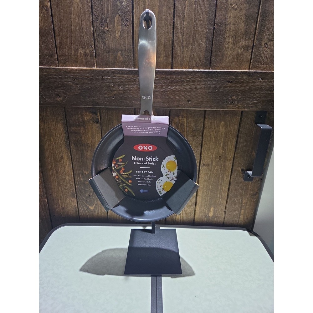 OXO Enhanced 8" Frying Pan Skillet  PFAS-Free Ceramic Nonstick - Black *NEW*